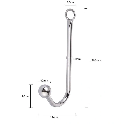 and Hook 5334 Collar Elegant Cuffs with Beaded Anal 1202